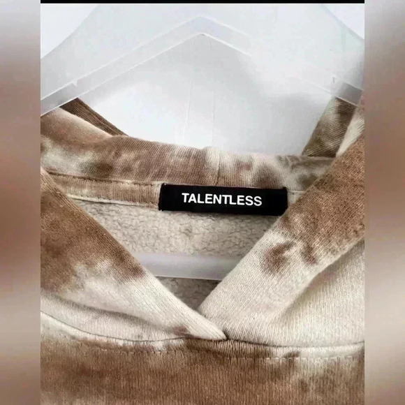 TALENTLESS TIGER WASH TIE DYE HOODIE NEW - Picture 4 of 4